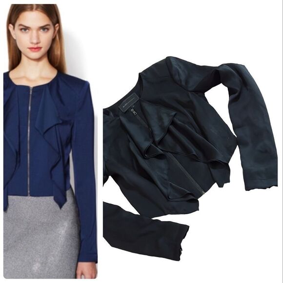 BCBGMAXAZRIA PRESTON Crop Blazer - Picture 1 of 14